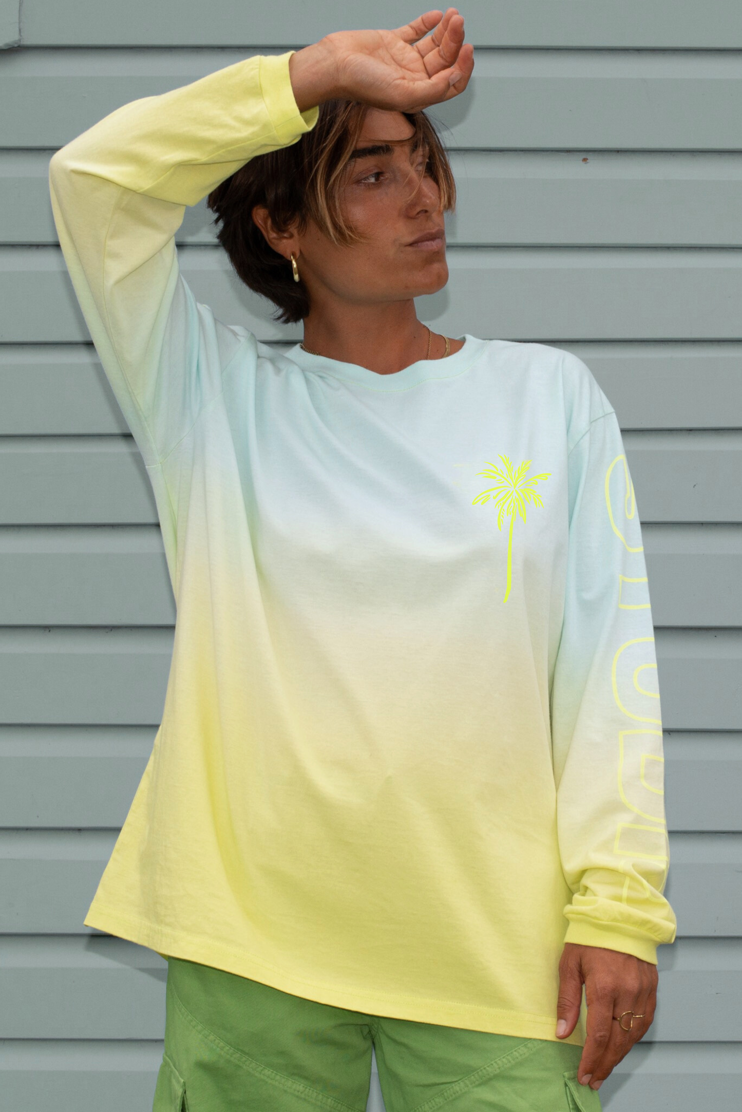 PALM TREE LS TEE