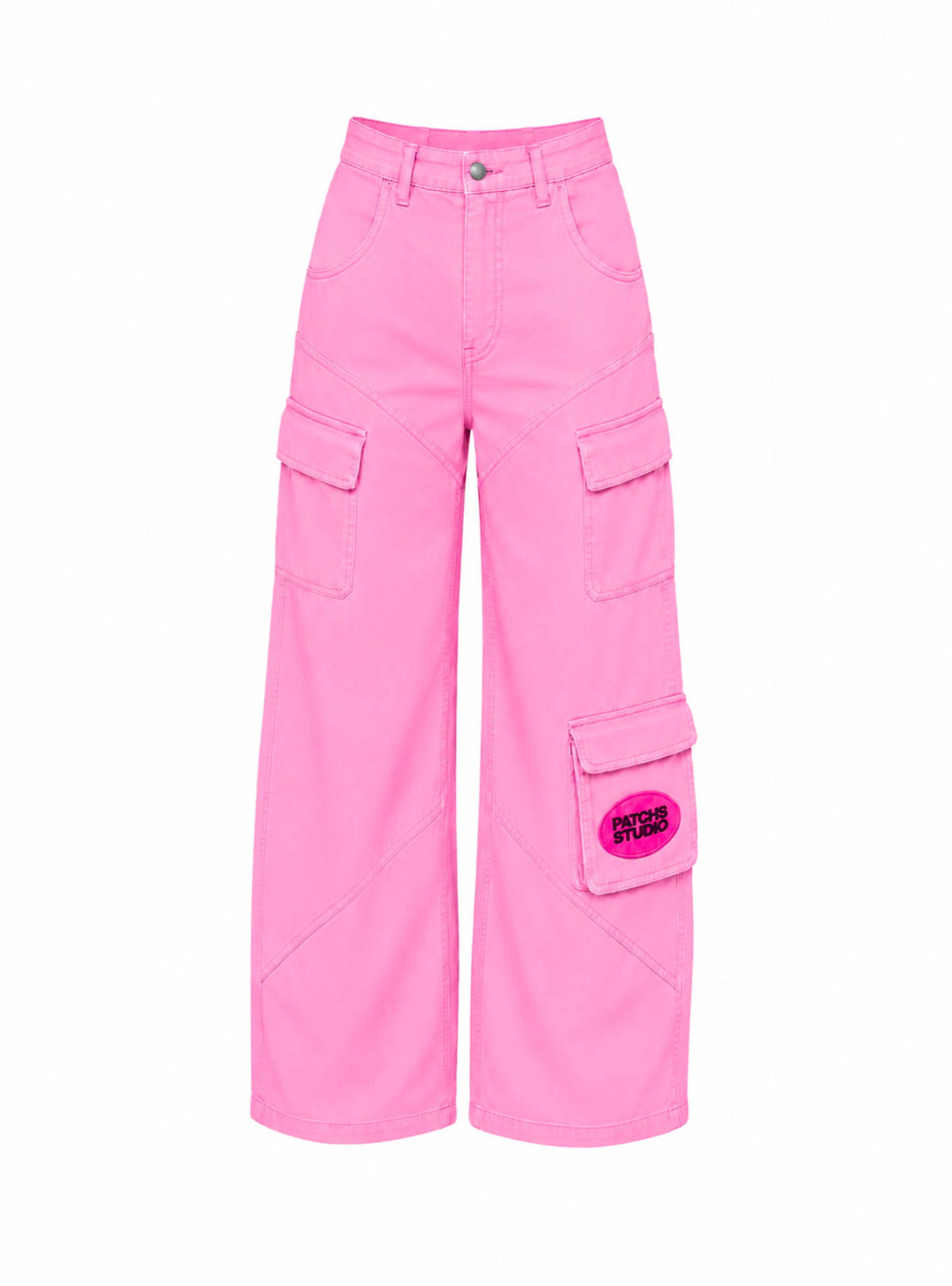 PINK CARGO PANTS